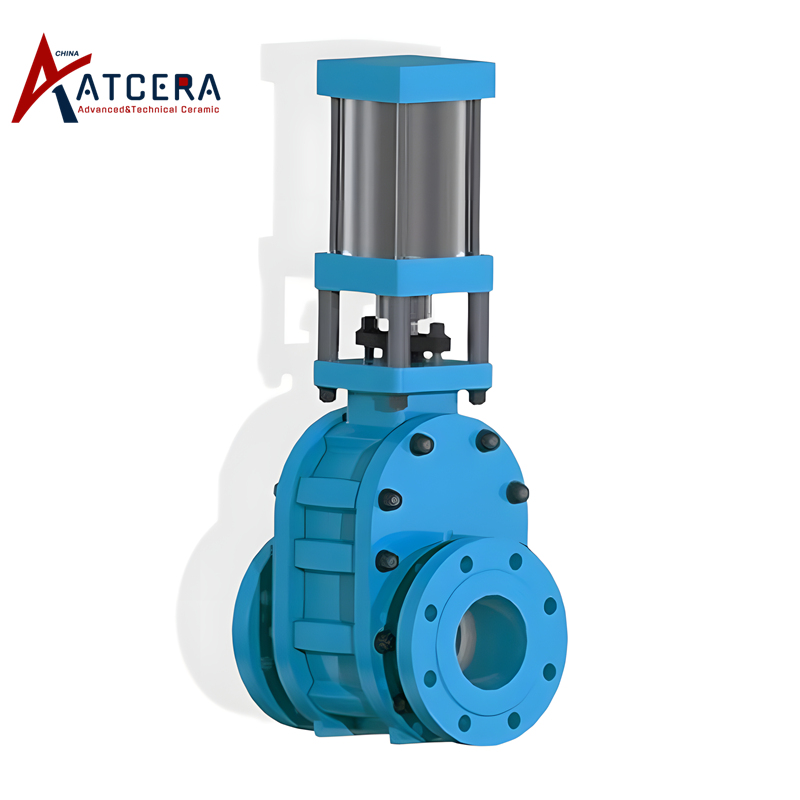 Alumina ceramic gate valve