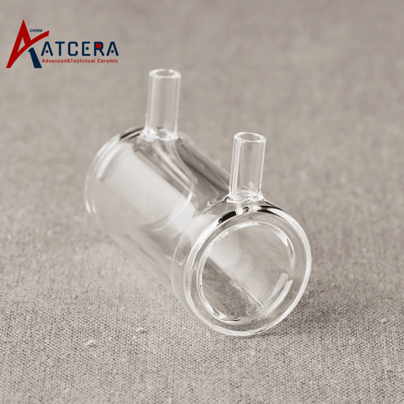 customized design for Double walled quartz tube