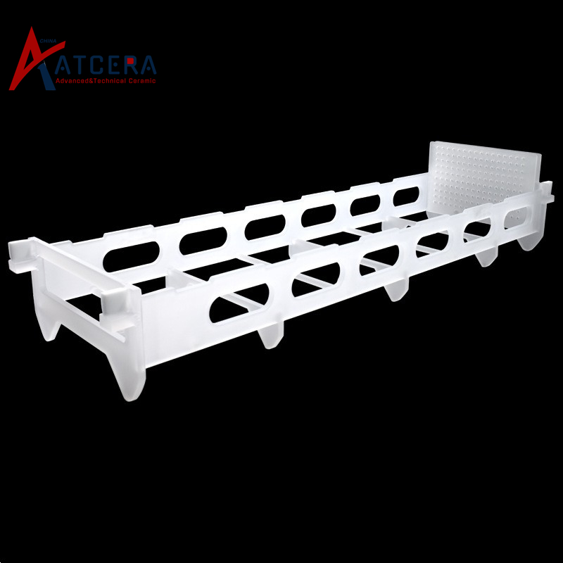 Quartz wafer boat carrier silica glass