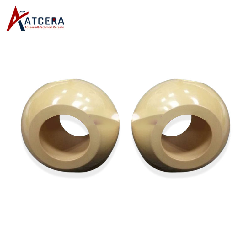 Magnesia stablized zirconia ceramic ball valve