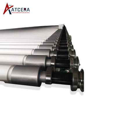 Fused silica quartz ceramic roller