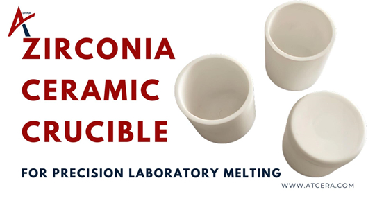 Zirconia all'ingrosso crogiolo per l'analisi termica industriale | Atcera