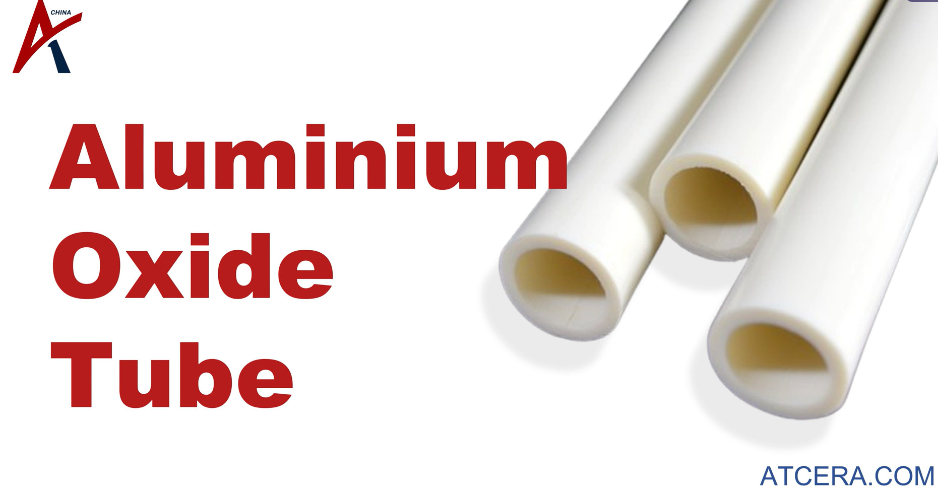 Tubo in ceramica Al2O3 all'ingrosso per soluzione industriale resistente al calore 丨 ATCERA